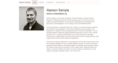 Desktop Screenshot of alansonsample.com