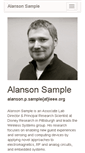 Mobile Screenshot of alansonsample.com